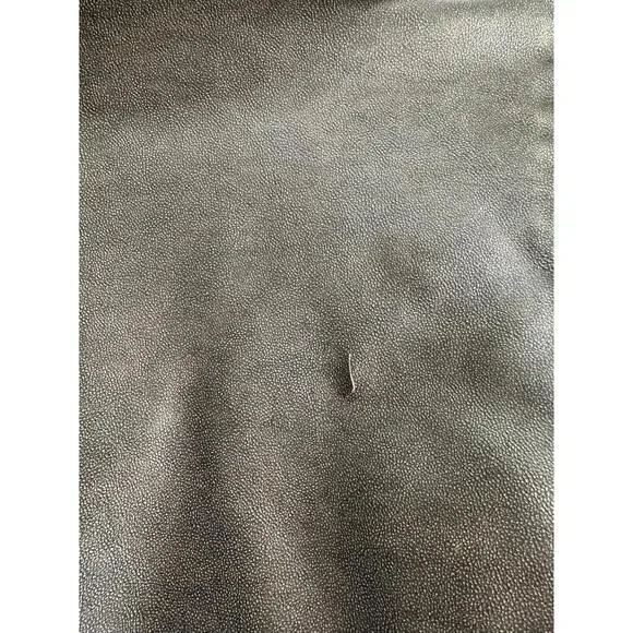 BLANKNYC Brown Ride Off Faux Leather Jacket Size L with Small Hole - Picture 6 of 10